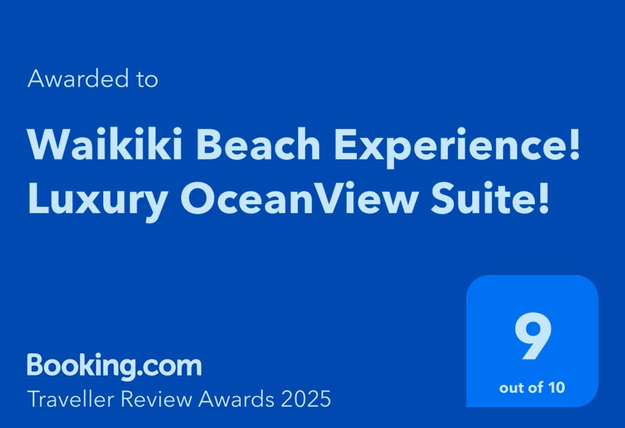 Waikiki Beach Experience! Luxury Oceanview Suite! Honolulu Eksteriør billede